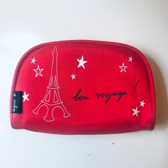[Agnès B] “Paris” Travel Makeup Bag - Picture 2 of 4